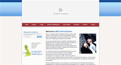 Desktop Screenshot of aes-control-systems.co.uk