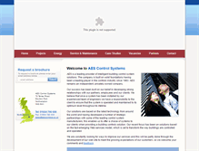 Tablet Screenshot of aes-control-systems.co.uk